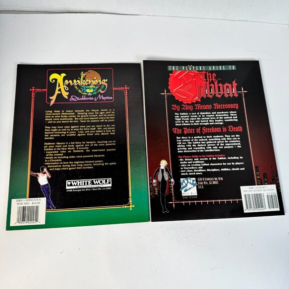 Vampire The Masquerade Awakening Diablerie Mexico Sabbat Sourcebook Lot 2 RPG Ho - Picture 3 of 9